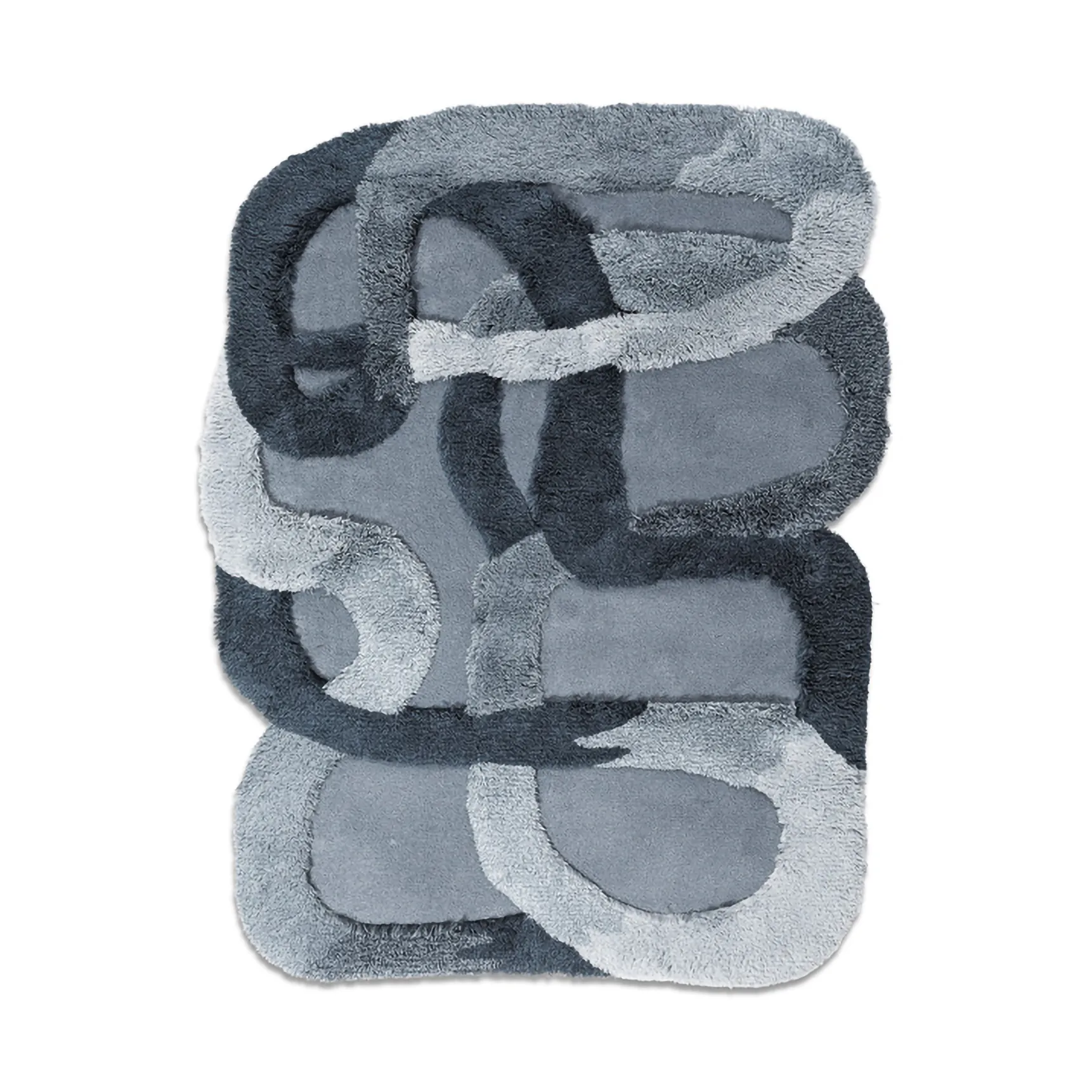 The Tangles μάλλινο χαλί κήπου, Cloudy blue, 170x216 cm Ogeborg