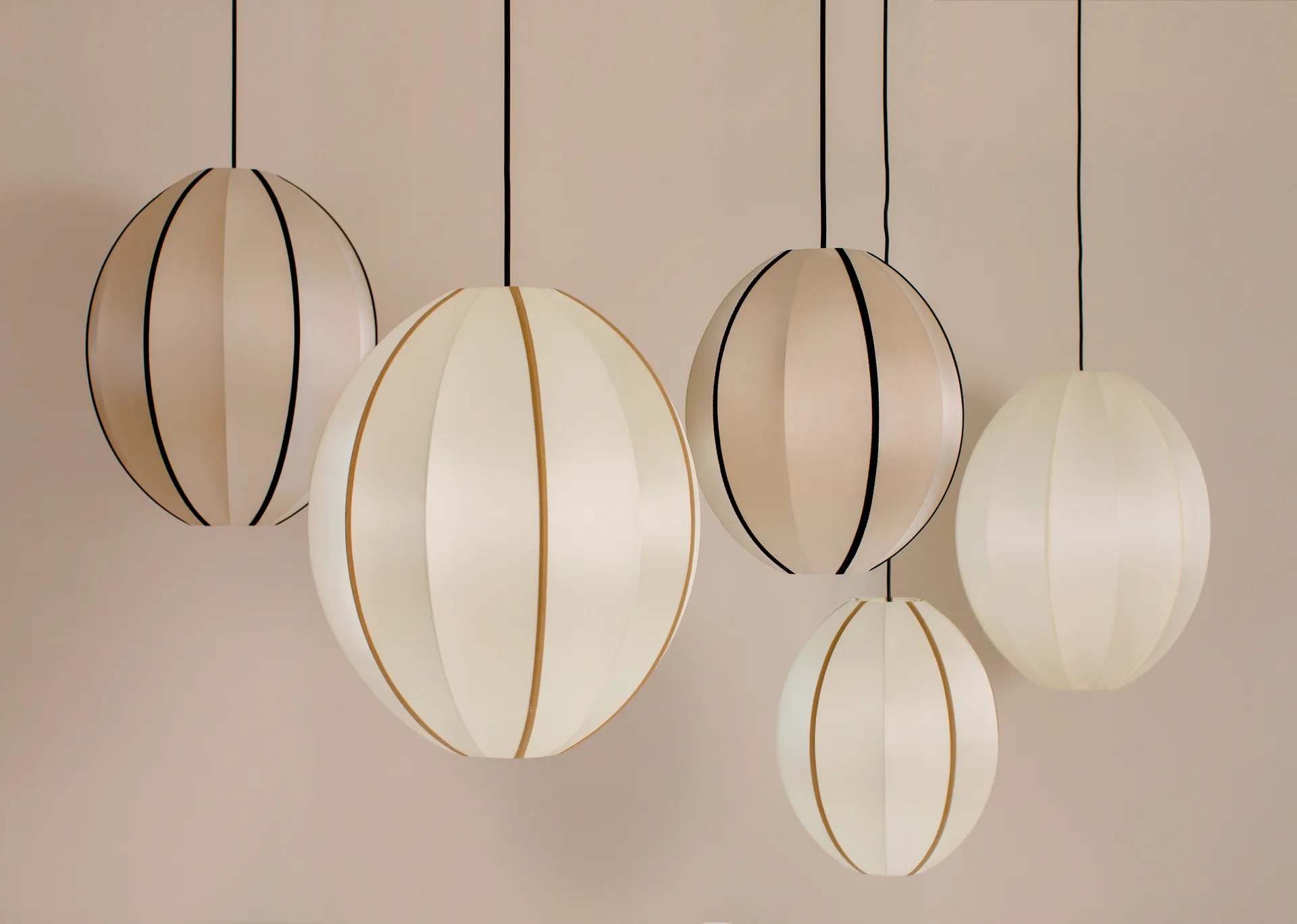 Indochina Classic Oval S αμπαζούρ, Offwhite-amber Oi Soi Oi