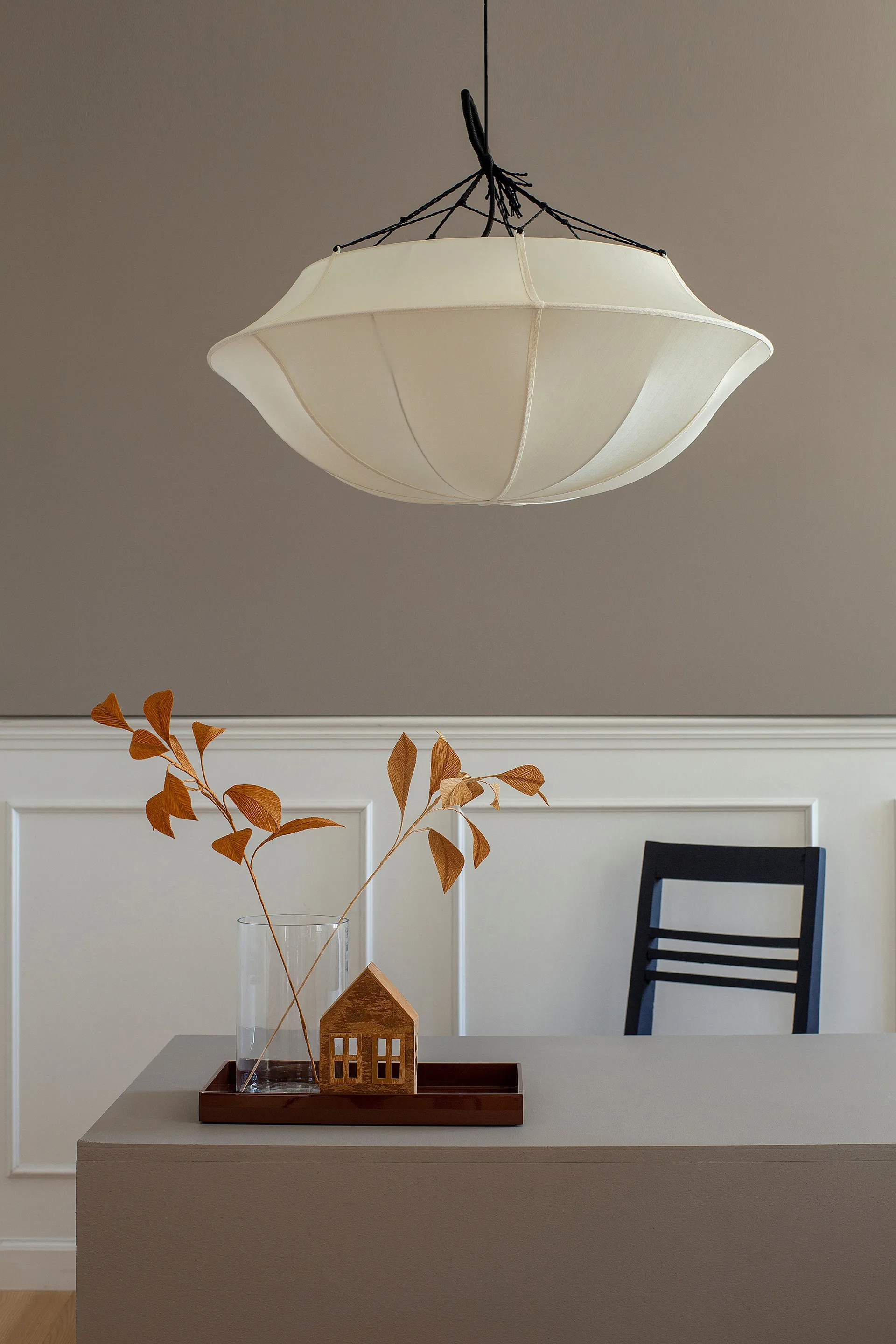 Indochina Classic Umbrella κρεμαστό, Offwhite Oi Soi Oi