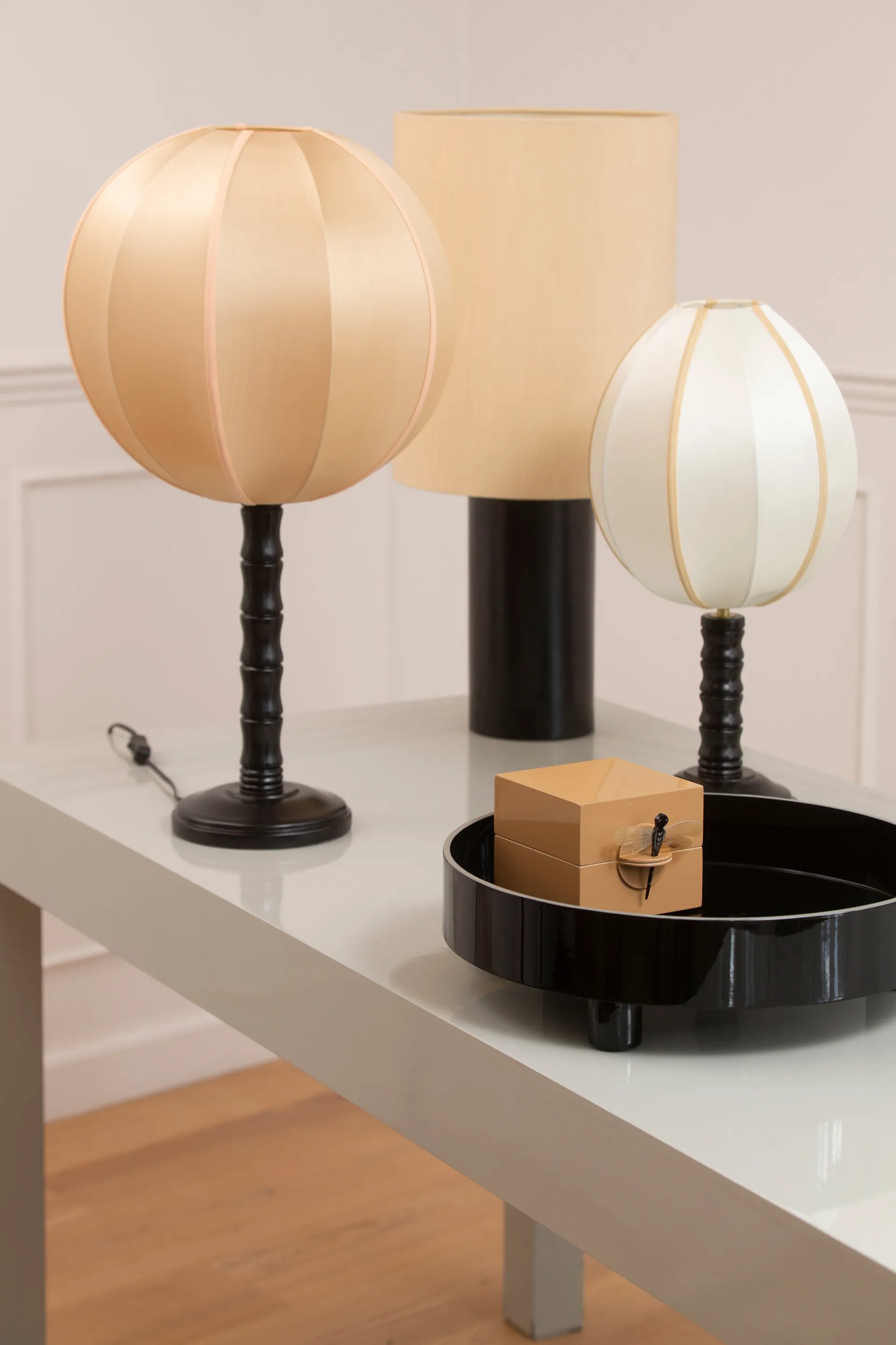 Indokina Lotus αμπαζούρ, Offwhite-Latte Oi Soi Oi