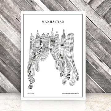 Manhattan αφίσα - 50x70 cm - Olle Eksell