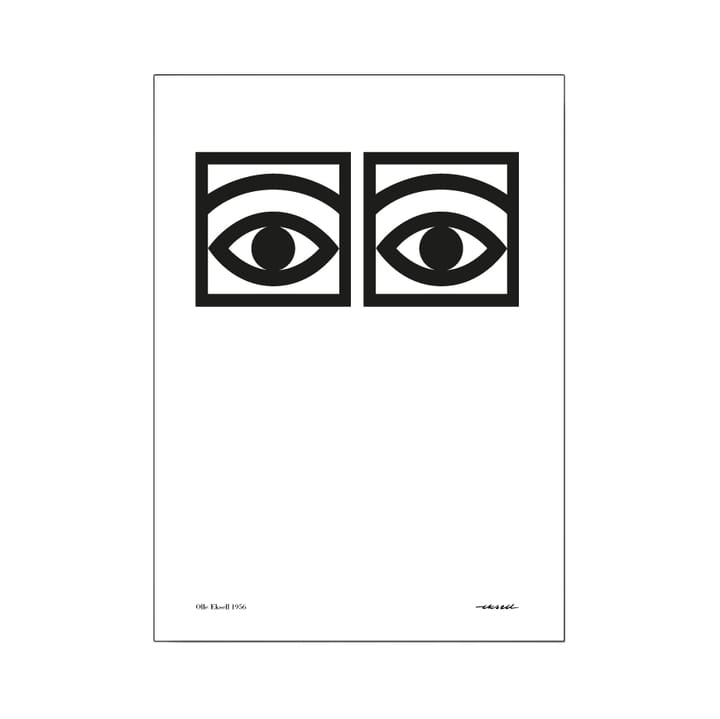 Ögon αφίσα «ένα μάτι» - 21x29,7 cm (A4) - Olle Eksell