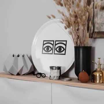 Ögon δίσκος Ø38 cm - λευκό - Olle Eksell