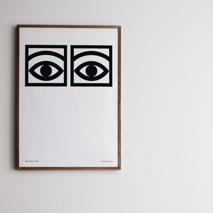 Ögon αφίσα «ένα μάτι», 50x70 cm Olle Eksell