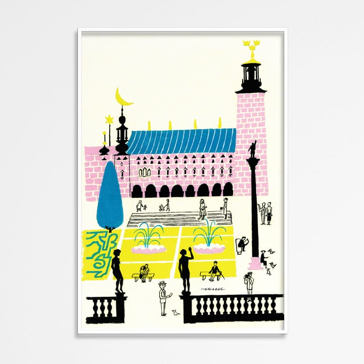 Stockholm αφίσα δημαρχείου - 50x70 cm - Olle Eksell