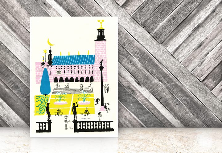 Stockholm αφίσα δημαρχείου, 50x70 cm Olle Eksell