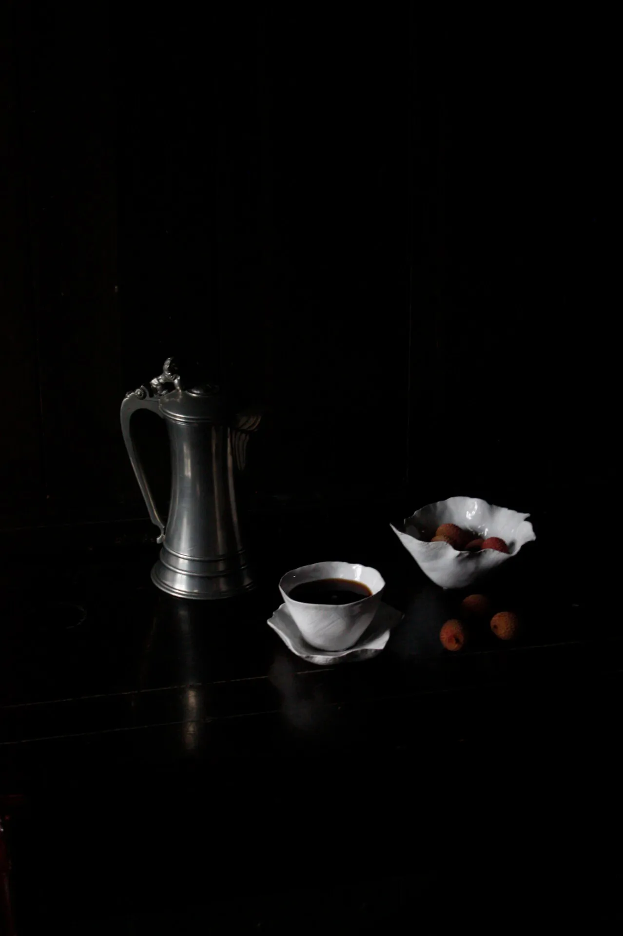 Φλιτζάνι Clair με πιατάκι, Λευκό Olsson & Jensen