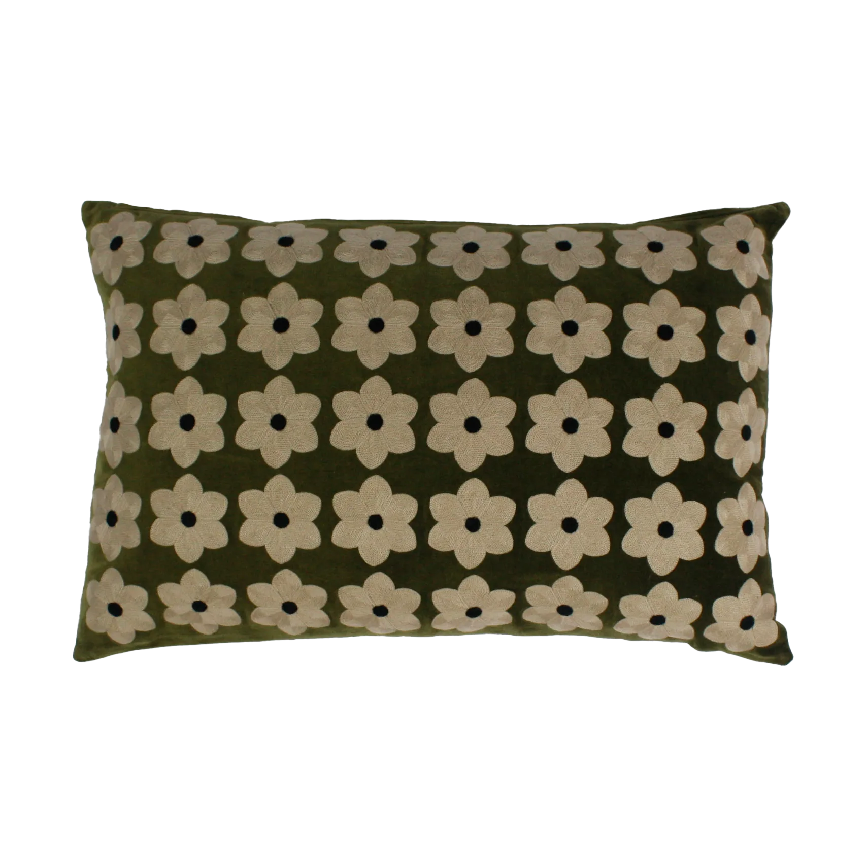 Θήκη μαξιλαριού Daisy 40x60 εκ., Moss green Olsson & Jensen