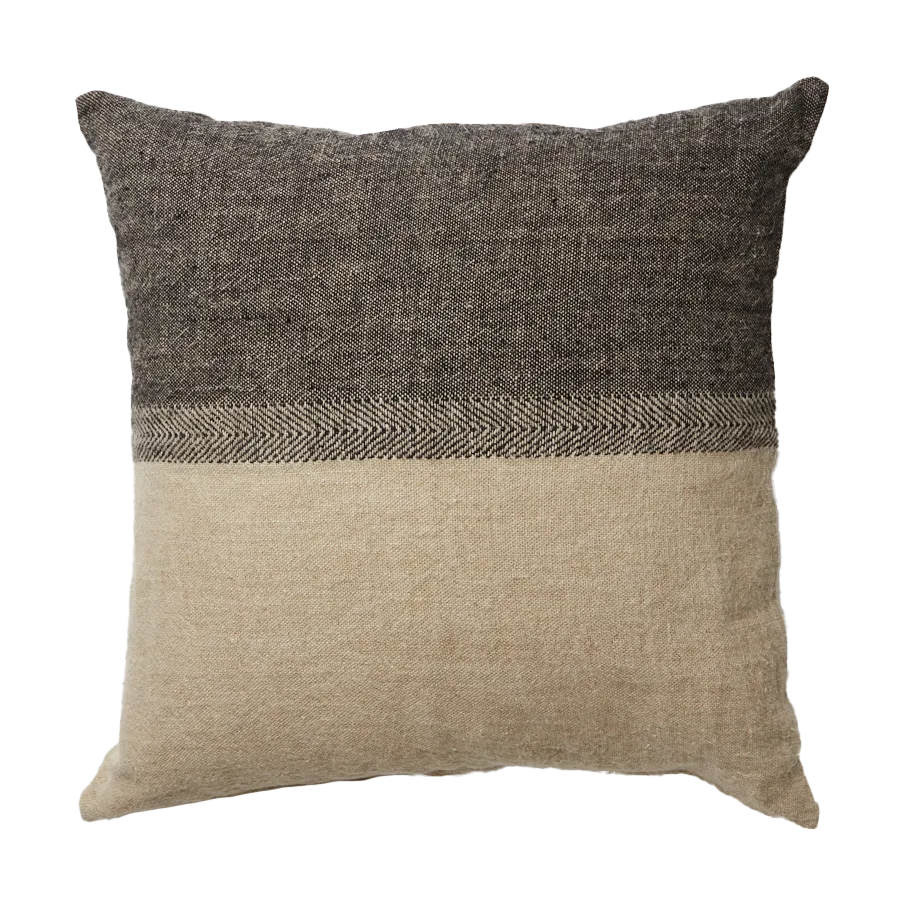 Levi καλύμματα μαξιλαριών 60x60 εκ., Μαύρο/Φυσικό Olsson & Jensen