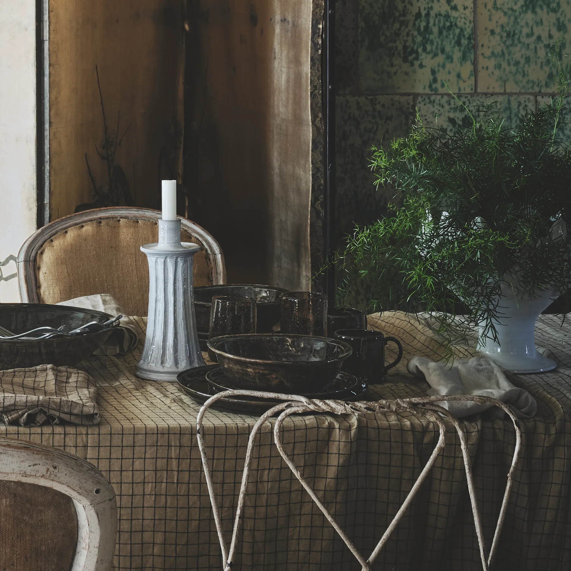 Marielle γλάστρα μεγάλη Ø27 cm, λευκό Olsson & Jensen