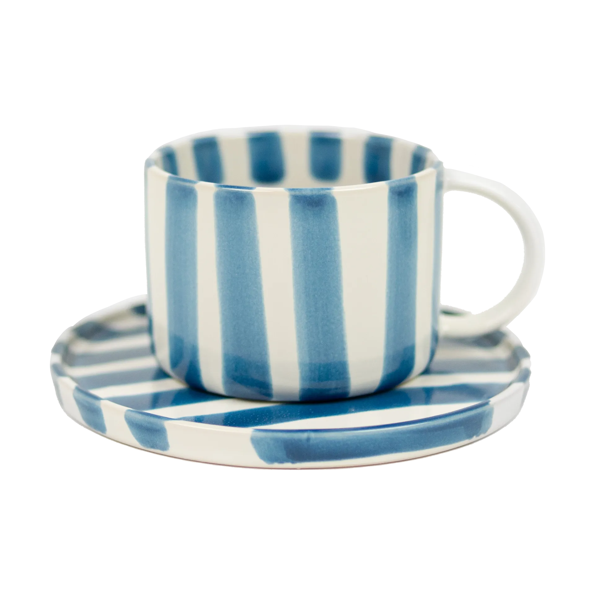 Σετ φλιτζανιού και πιατάκι Monica, Μπλε Olsson & Jensen