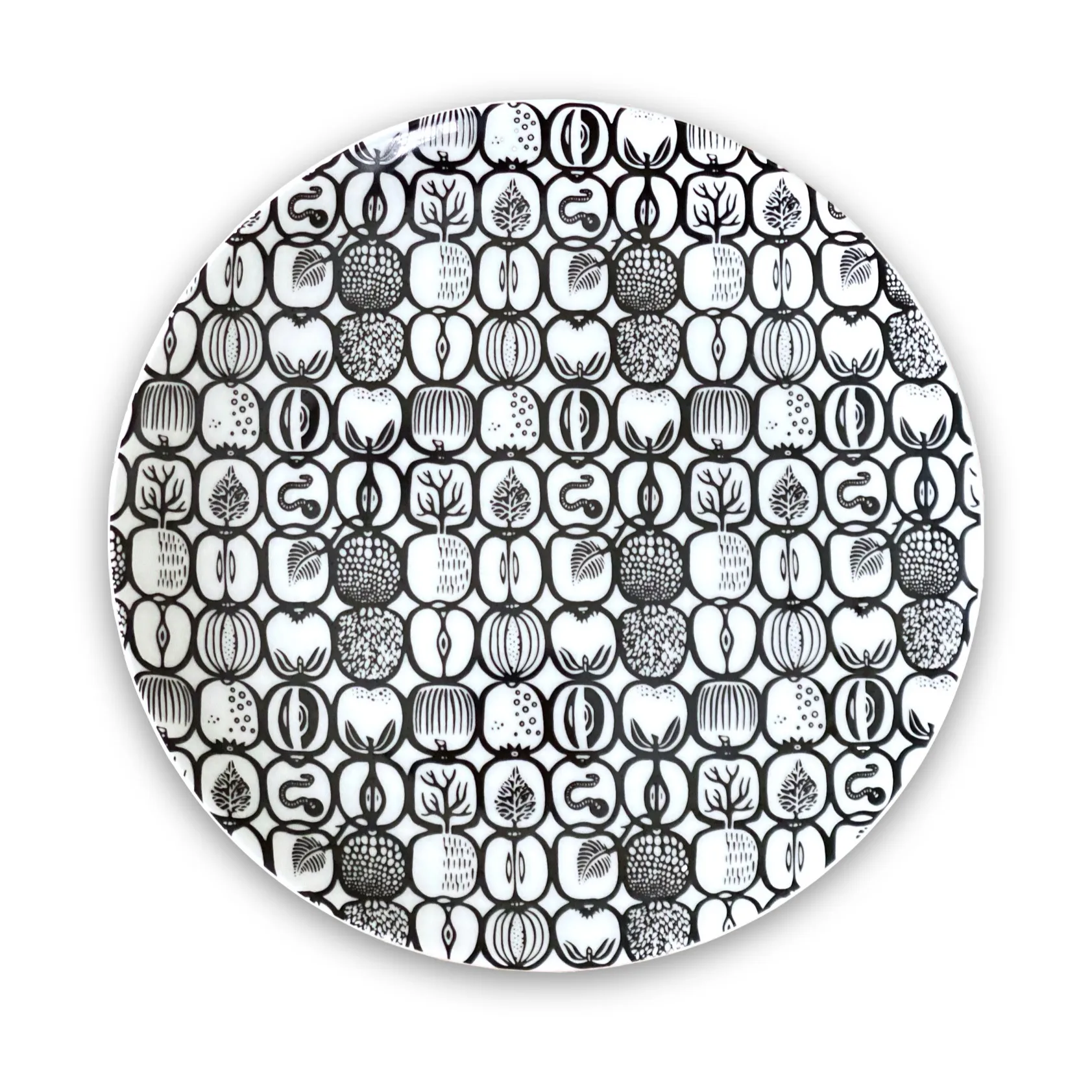 Fruktlåda μικρό πιάτο Ø17 cm, Μαύρο Opto Design