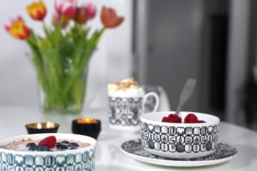 Fruktlåda μικρό πιάτο Ø17 cm - Μαύρο - Opto Design