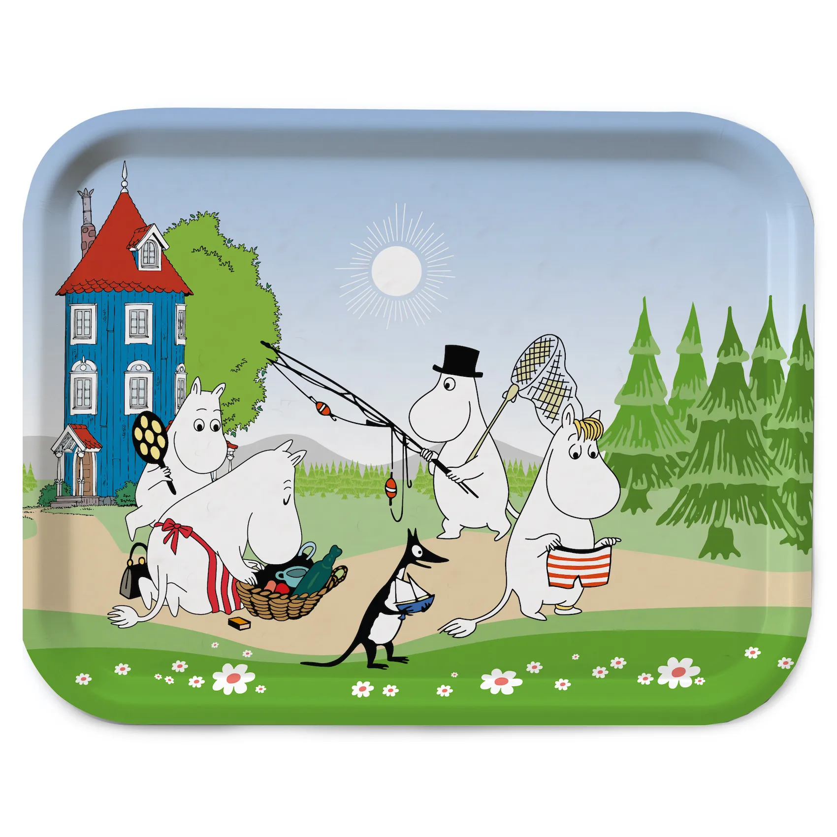 Holiday δίσκος 27x20 cm, Πράσινο Opto Design