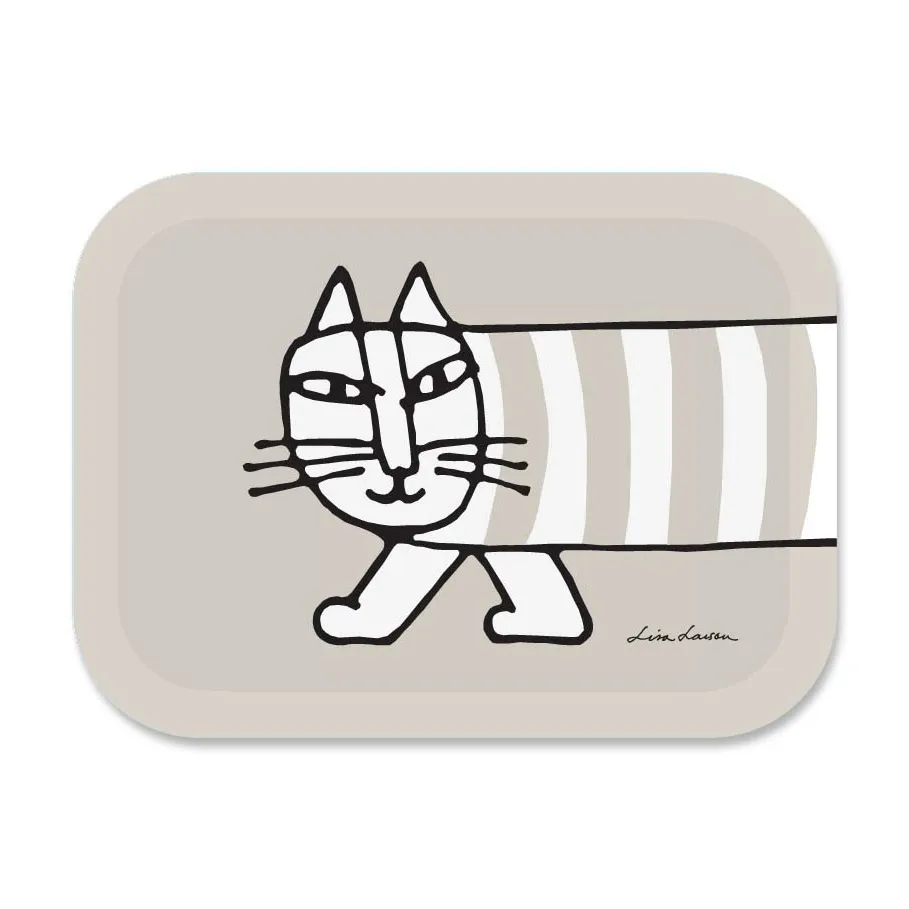 Mikey δίσκος 27x20 cm, Γκρι Opto Design