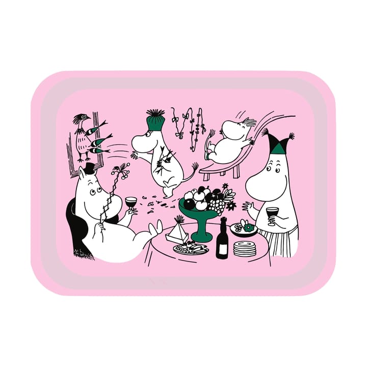 Moomin 80 δίσκος 20x27 εκ. - Ροζ - Opto Design