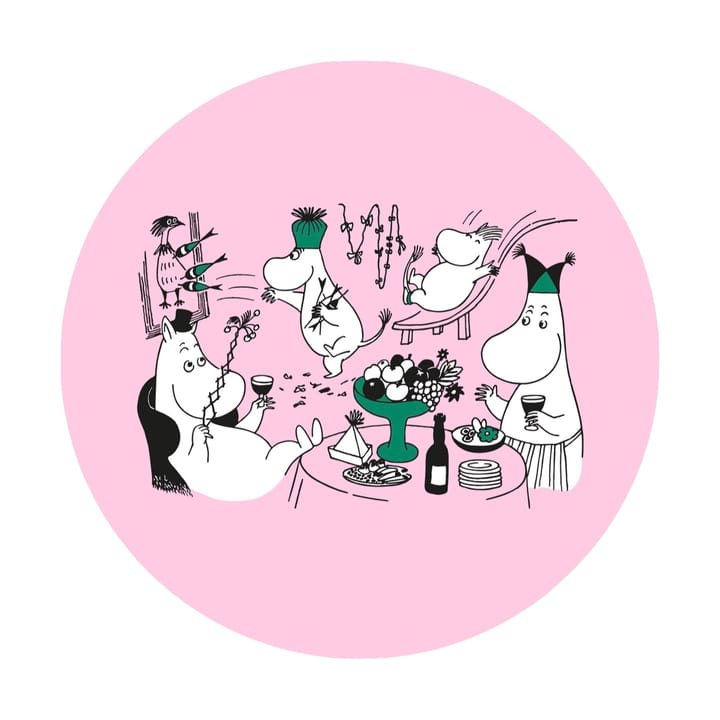 Moomin 80 σουβέρ κατσαρόλας Ø21 εκ. - Ροζ - Opto Design