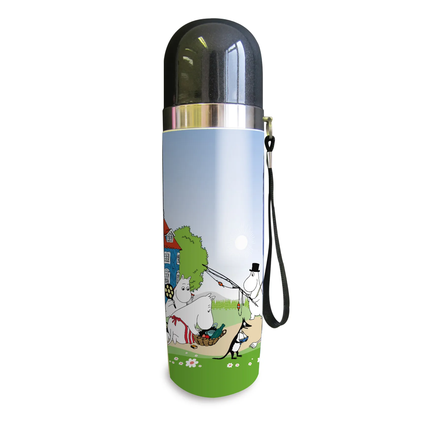 Moomin Holiday-Summer μπουκάλι θερμός 0,5 l, Πράσινο Opto Design