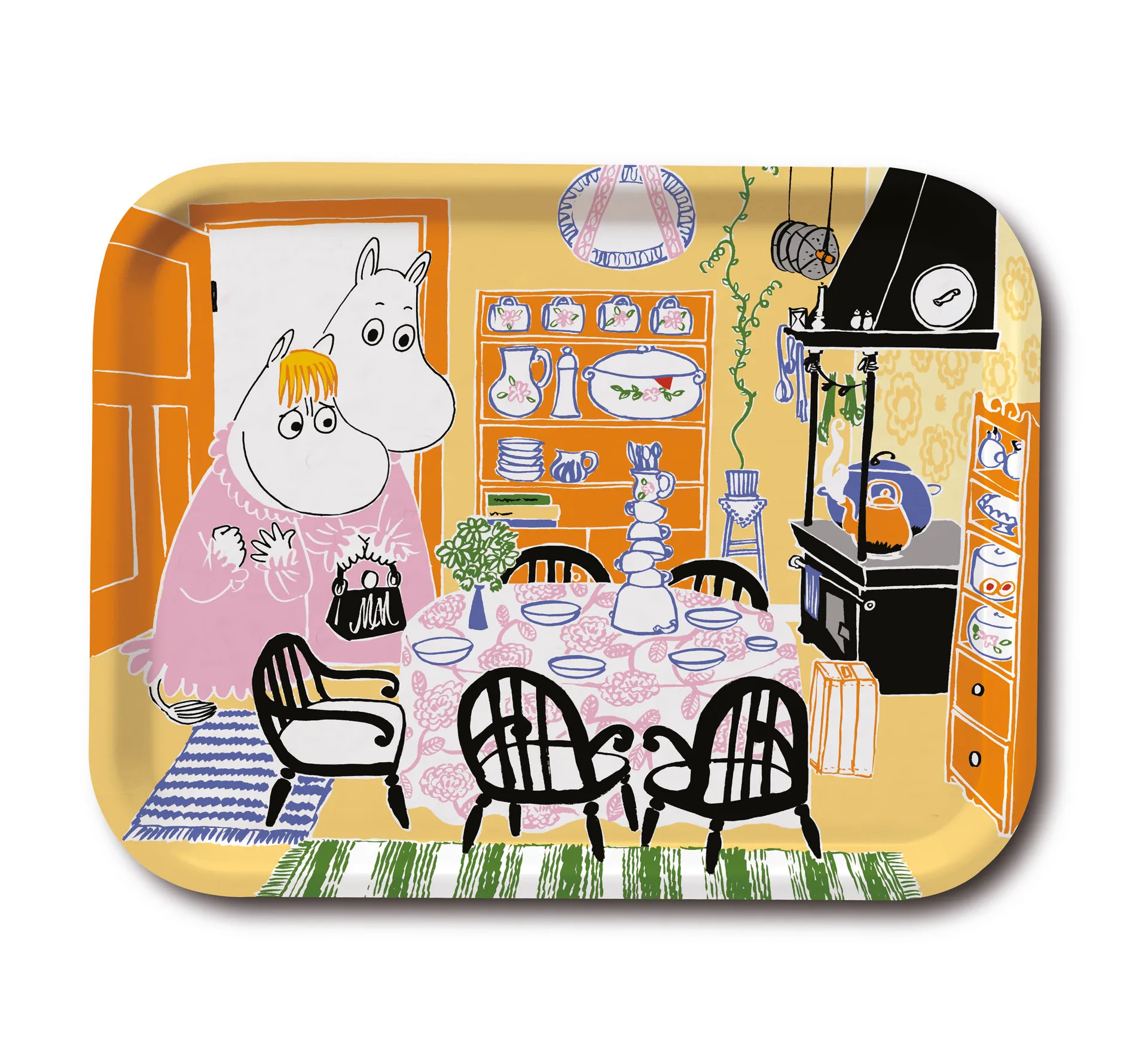 Moomin Kitchen δίσκος, Κίτρινο Opto Design