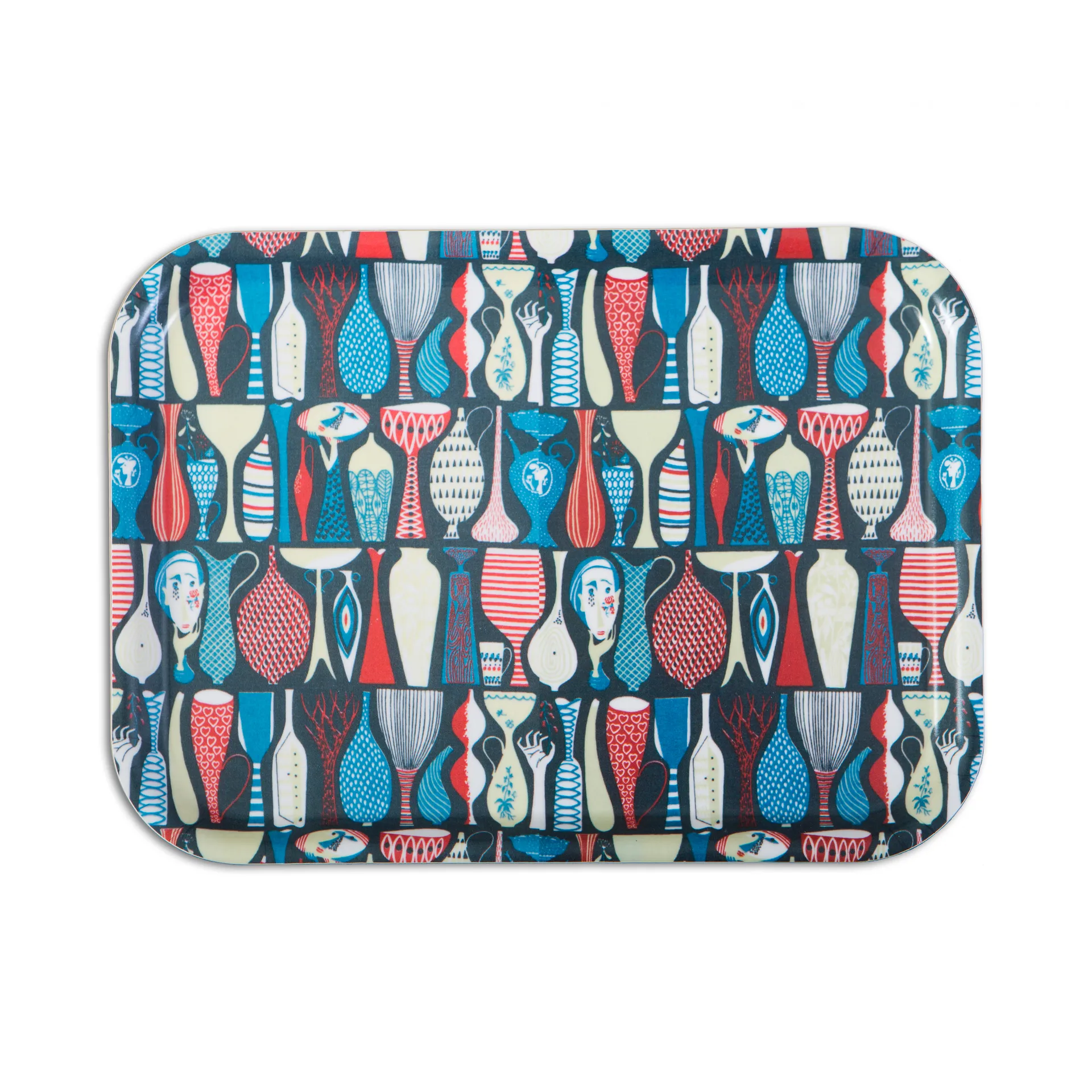 Pottery δίσκος του Stig Lindberg, 27x20 cm Opto Design