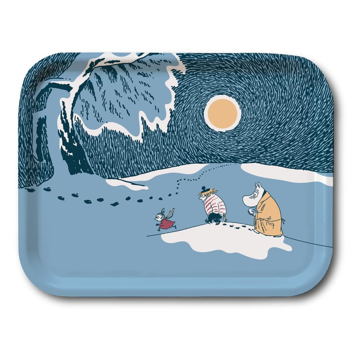 Snow moonlight Moomin δίσκος χειμώνας 2021 - 20x27 cm - Opto Design
