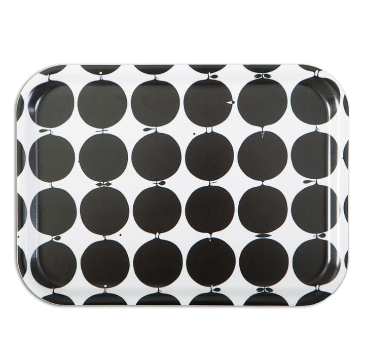 Tallyho δίσκος 27x20 cm - Μαύρο-λευκό - Opto Design