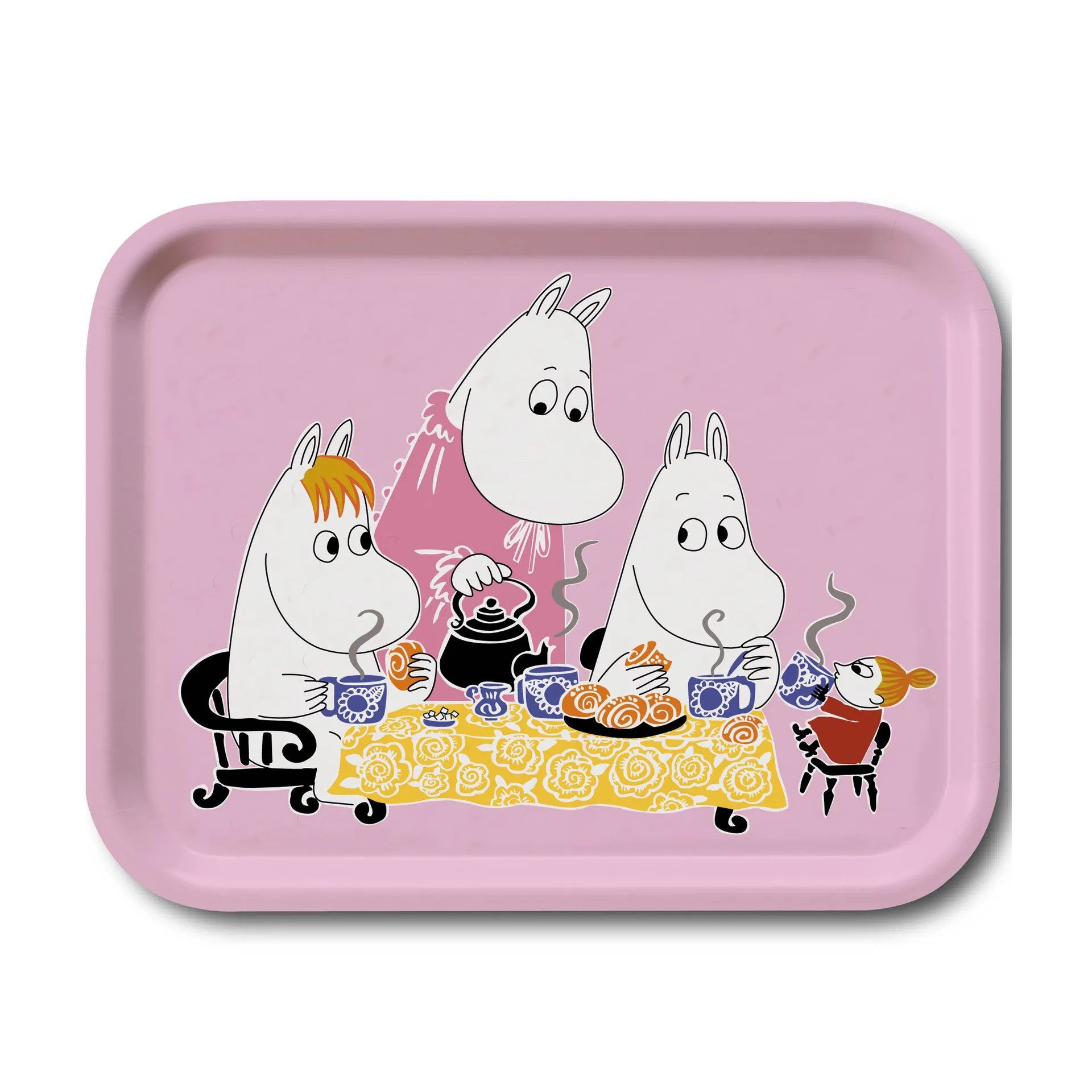 Teaparty Moomin δίσκος, ροζ Opto Design