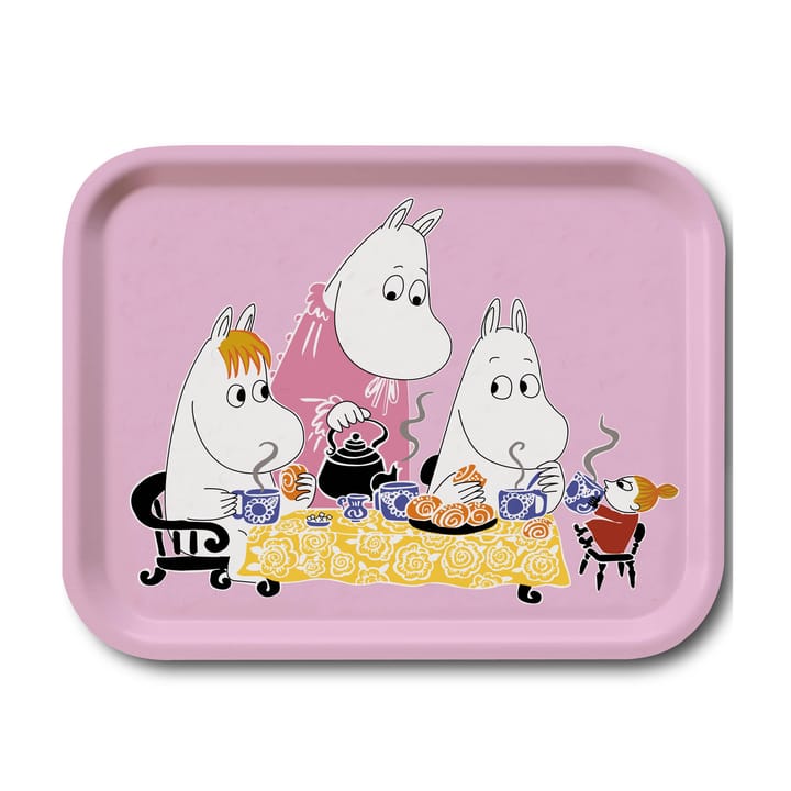 Teaparty Moomin δίσκος - ροζ - Opto Design