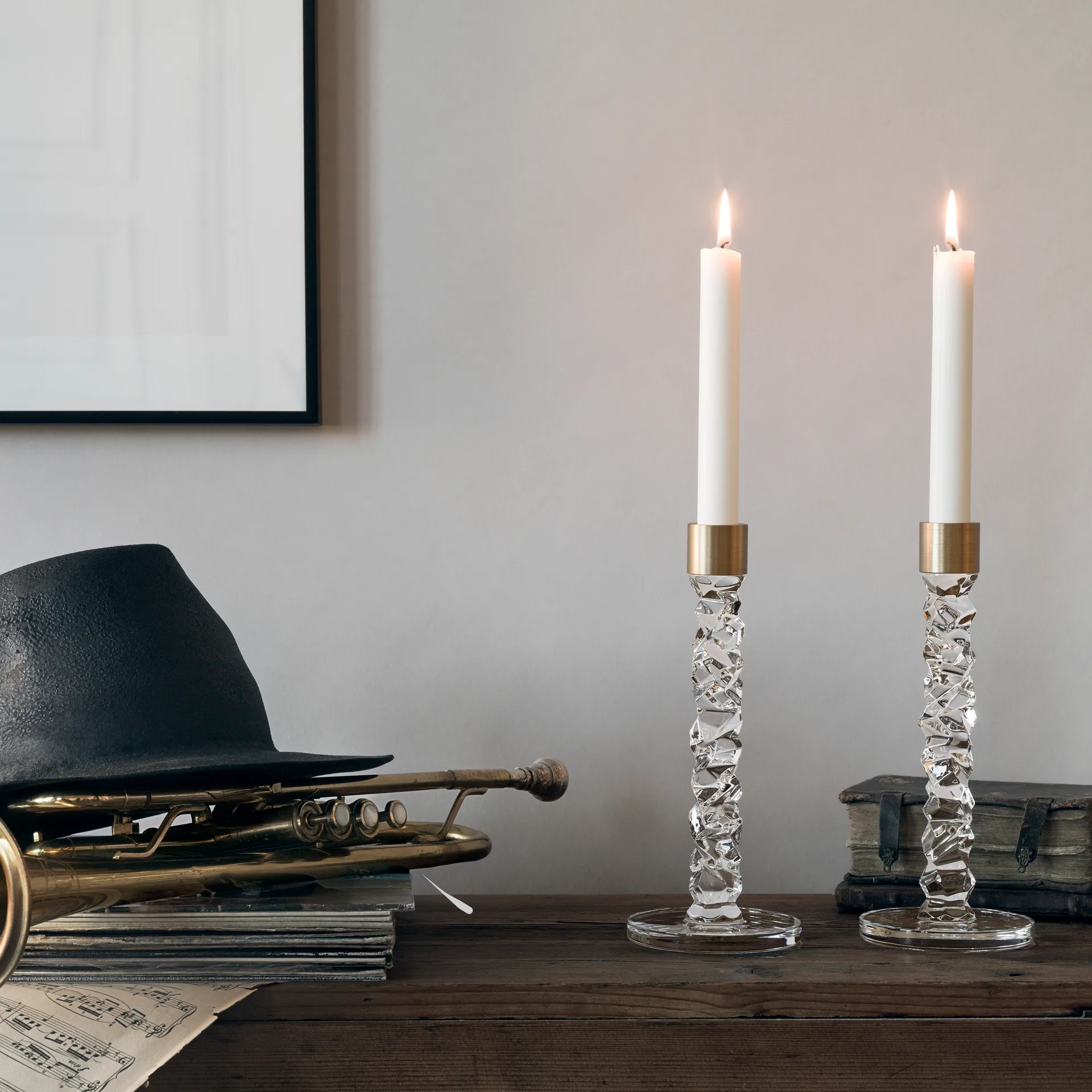 Carat κηροπήγιο ορειχάλκινο Συσκευασία 2 τεμαχίων, Συσκευασία 2 τεμαχίων Orrefors