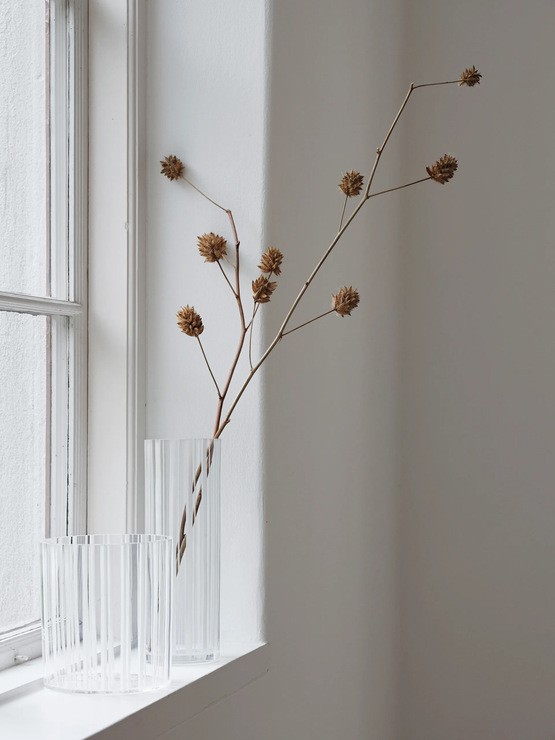 Cut in number βάζο 33 cm, Ριγέ Orrefors