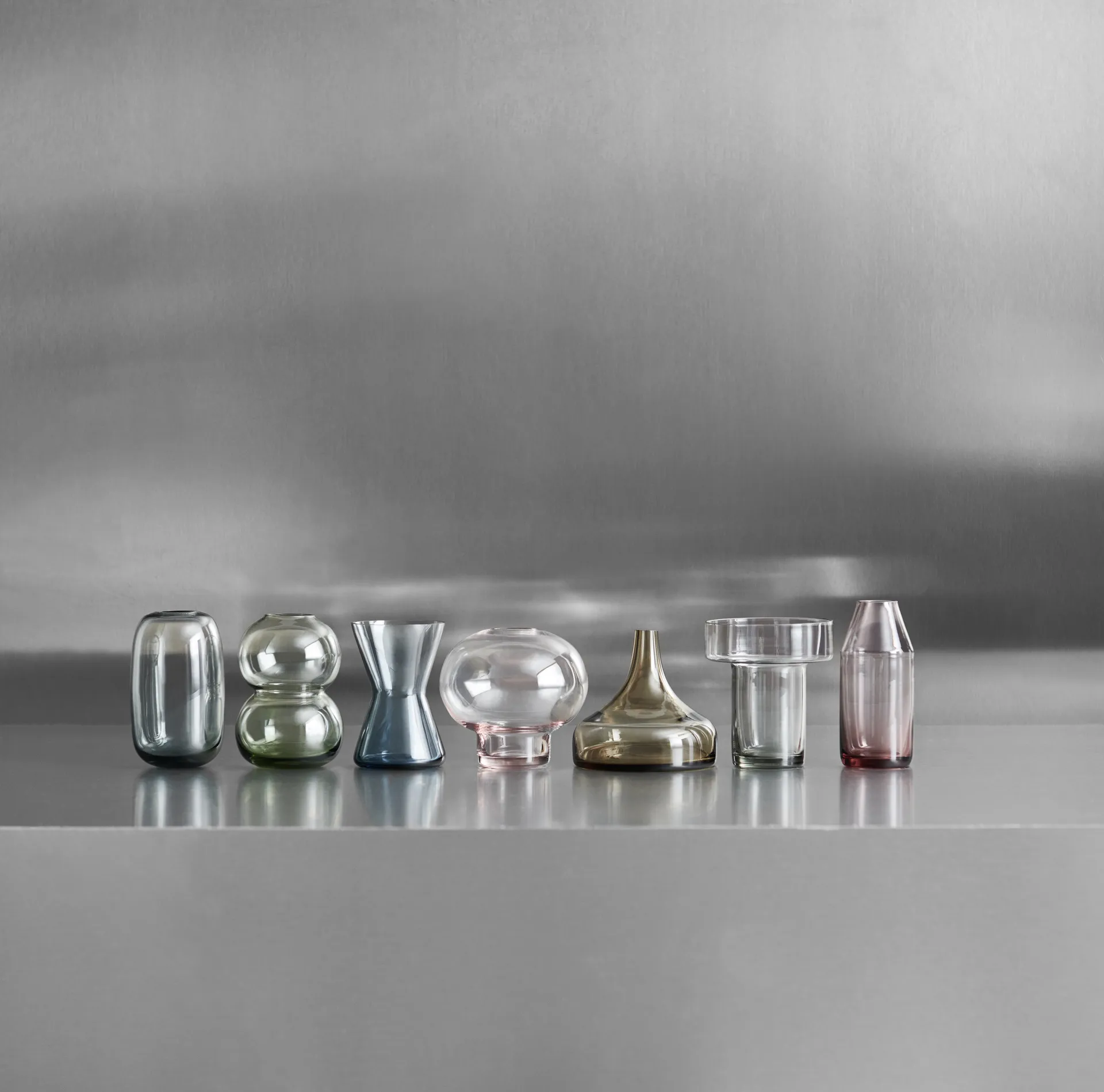 Midsummer μικρό βάζο σετ 7 τεμαχίων, Multi Orrefors
