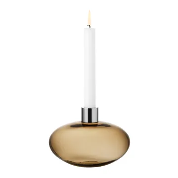 Pluto κηροπήγιο - χρυσαφί καφέ - Orrefors