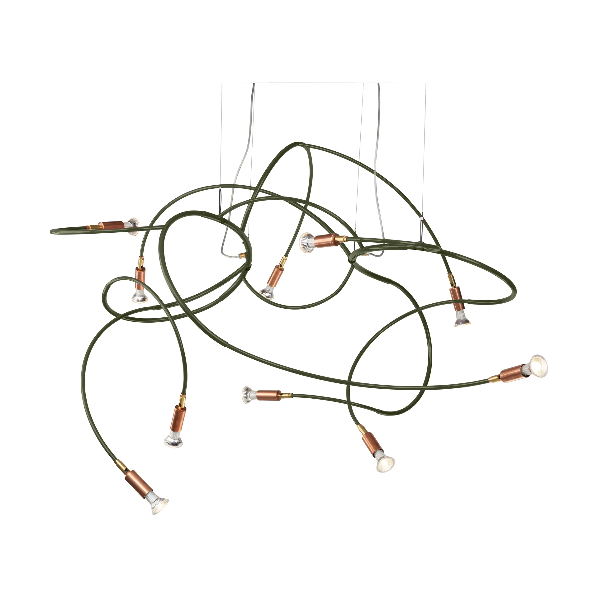 Φωτιστικό οροφής Andromeda 108 cm, Πράσινο ατσάλι Örsjö Belysning