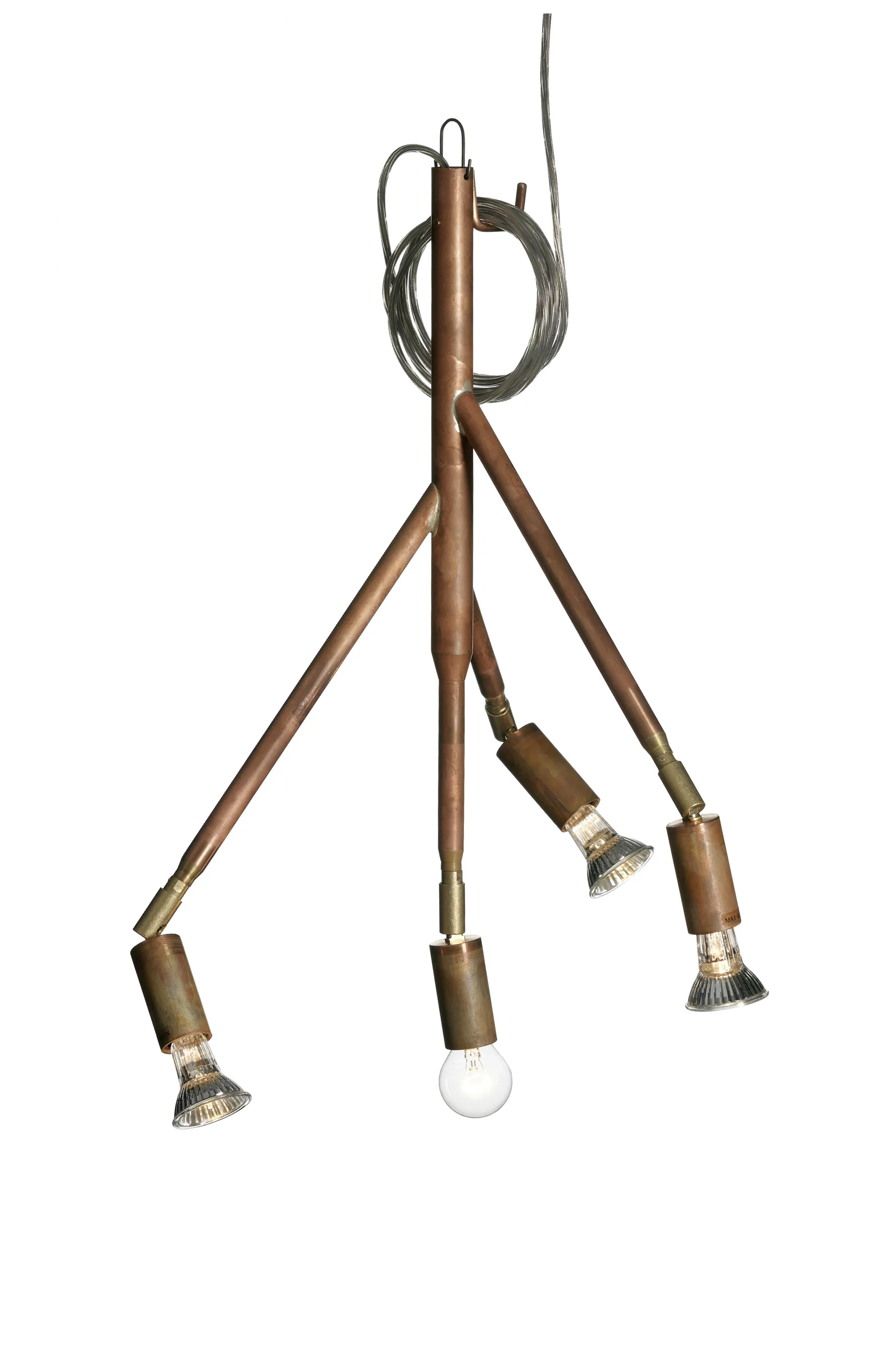 Kvist λάμπα μικρή, ακατέργαστος χαλκός Örsjö Belysning