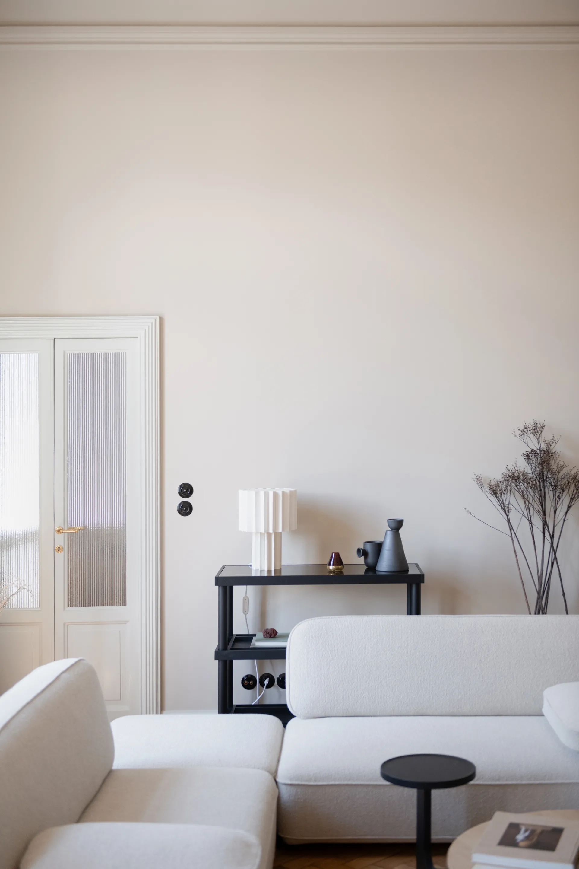 Επιτραπέζιο φωτιστικό Plissé υφασμάτινο, Λευκό Örsjö Belysning