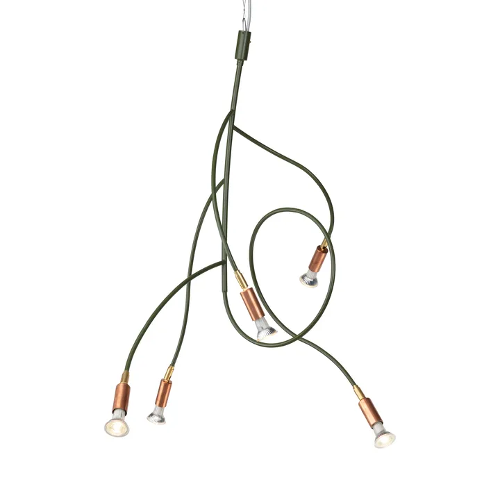 Ranka 5 φωτιστικό οροφής - Πράσινο της ελιάς - Örsjö Belysning