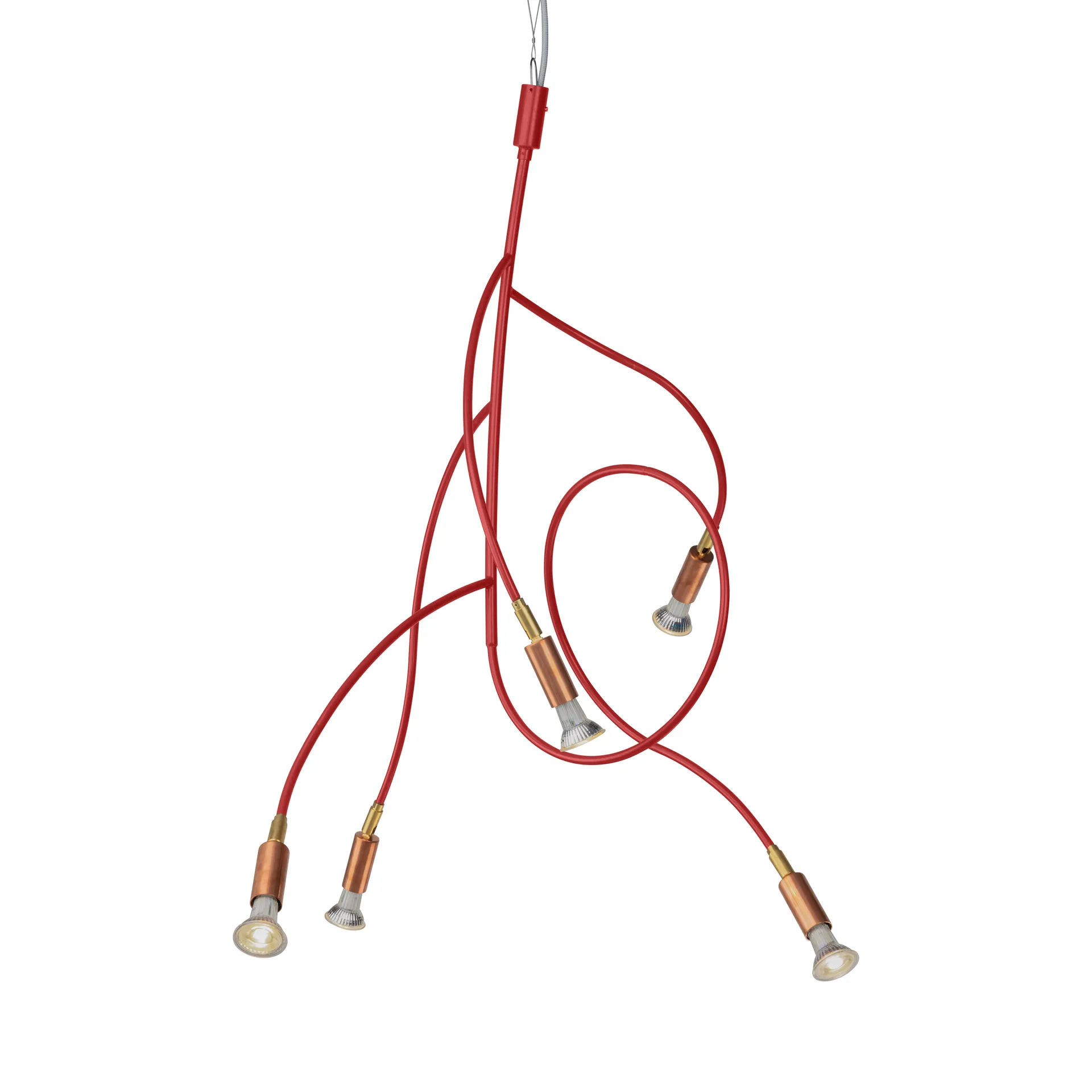 Ranka 5 φωτιστικό οροφής, Κόκκινο Örsjö Belysning