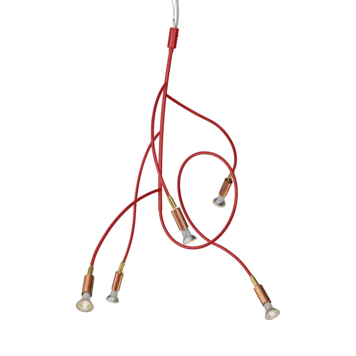 Ranka 5 φωτιστικό οροφής - Κόκκινο - Örsjö Belysning