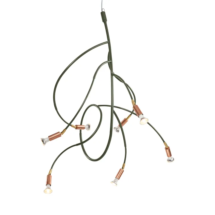 Ranka 7 φωτιστικό οροφής - Πράσινο της ελιάς - Örsjö Belysning