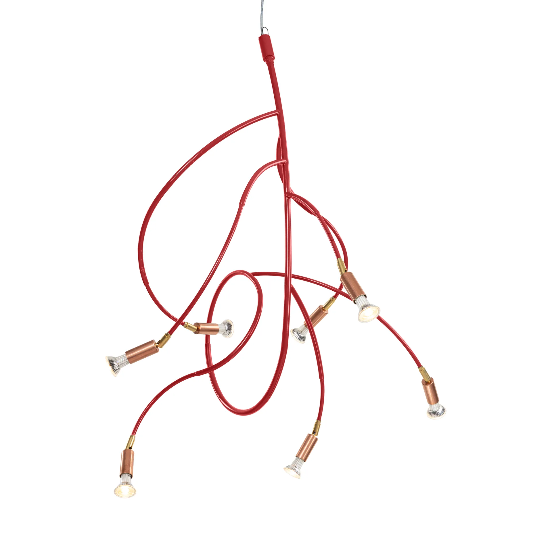 Ranka 7 φωτιστικό οροφής, Κόκκινο Örsjö Belysning