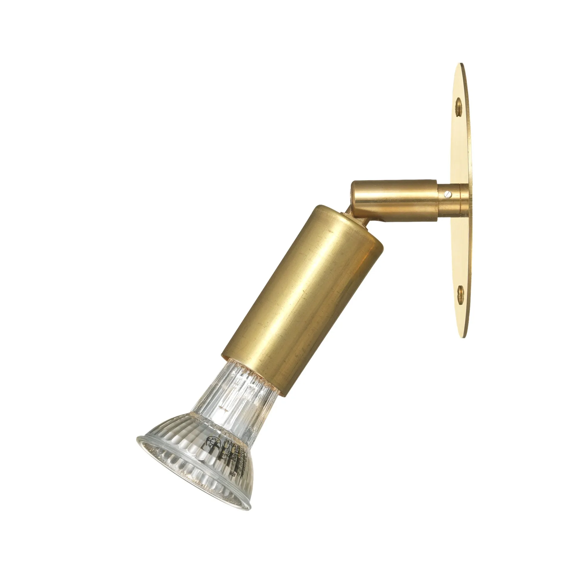 Star 1 φωτιστικό τοίχου απευθείας σύνδεσης, ακατέργαστος ορείχαλκος Örsjö Belysning