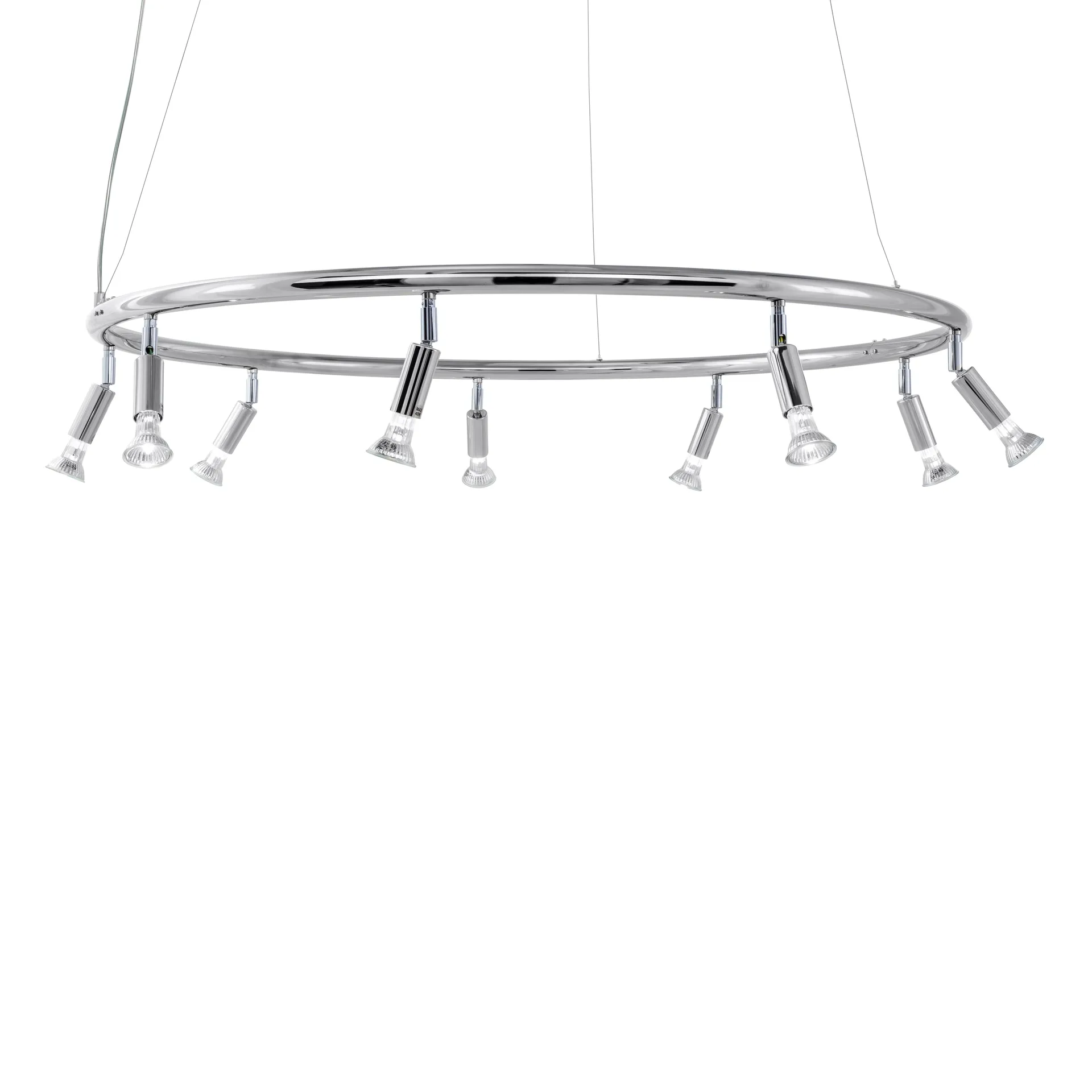 Star 9 στρογγυλό φωτιστικό Ø100 cm, επινικελωμένος ορείχαλκος Örsjö Belysning