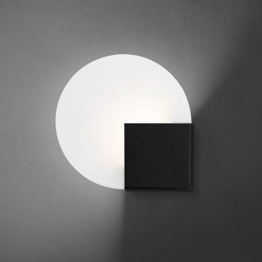 Sun φωτιστικό τοίχου Ø21 cm - μαύρο - Örsjö Belysning