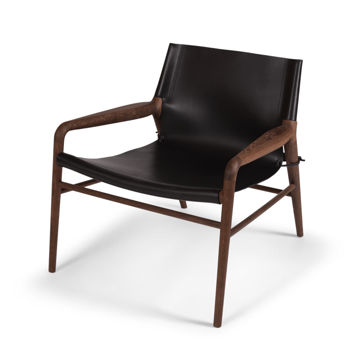 Πολυθρόνα Rama Chair με σκελετό δρυός - Μαύρο - OX Denmarq