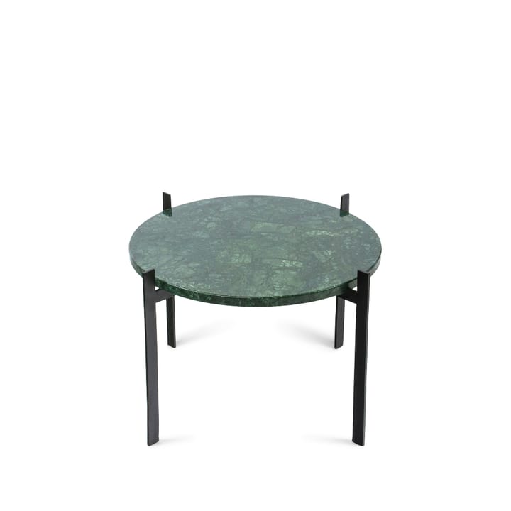 Single Deck τραπέζι με δίσκο - Πράσινο μάρμαρο . μαύρο σταντ - OX Denmarq