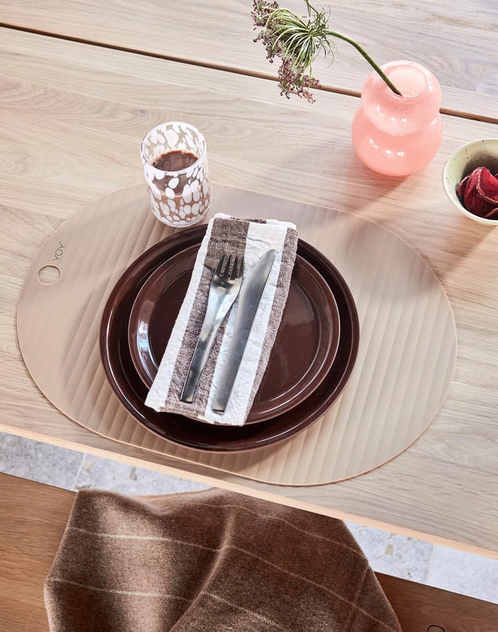 Κουβέρτα από μαλλί Balama, Caramel (καφέ) OYOY