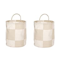 Chess καλάθια αποθήκευσης small 2-pack - Clay-offwhite - OYOY