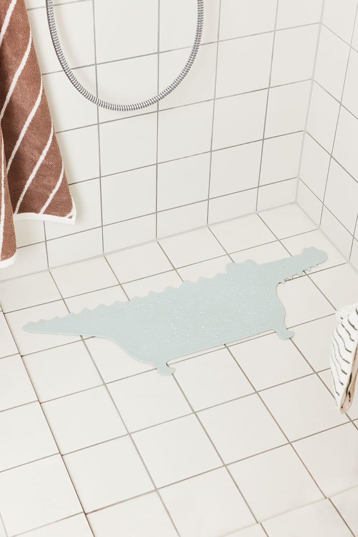 Χαλάκι μπανιέρας Crocodile Gustav, Pale mint OYOY