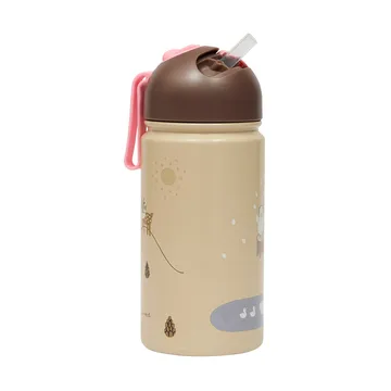 Friends in the Forest θερμός 36 cl - Rose - OYOY