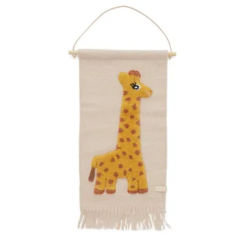 Giraffe διακοσμητικό τοίχου 32x70 cm - Τριανταφυλλί - OYOY